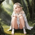 00354-[number]-494467236-8k, masterpiece, high quality, 4k, best quality, panties, nsfw,  (ahegao), on knees, fantasy setting, elf girl, leaking