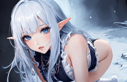 00000-[number]-3675673146-8k, masterpiece, high quality, 4k, best quality, panties, nsfw,  (ahegao), on knees, fantasy setting, elf girl