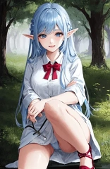 00549-[number]-2334599536-8k, masterpiece, high quality, 4k, best quality, panties, nsfw,  (ahegao), on knees, fantasy setting, elf girl