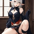 00538-[number]-2334599525-8k, masterpiece, high quality, 4k, best quality, panties, nsfw,  (ahegao), on knees, fantasy setting, elf girl