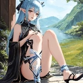 00533-[number]-2334599520-8k, masterpiece, high quality, 4k, best quality, panties, nsfw,  (ahegao), on knees, fantasy setting, elf girl