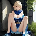 00000-[number]-3675673179-8k, masterpiece, high quality, 4k, best quality, panties, nsfw,  (ahegao), on knees, fantasy setting, elf girl