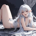 00000-[number]-3675673172-8k, masterpiece, high quality, 4k, best quality, panties, nsfw,  (ahegao), on knees, fantasy setting, elf girl