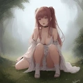 00237-[number]-3704948797-Anime girl, high quality, 4k, best quality, cleavage, nsfw,  (ahegao), on knees, anime girl on knees, fantasy setting