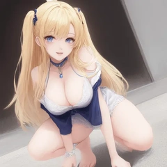 00180-[number]-578837455-Anime girl, high quality, 4k, best quality, cleavage, nsfw,  (ahegao), on knees, anime girl on knees