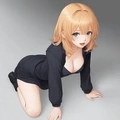 00106-[number]-3237474679-Anime girl, high quality, 4k, best quality, cleavage, nsfw,  (ahegao), on knees, anime girl on knees