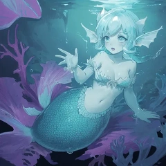 00048-[number]-1678319196-lineart, 2d , 1girl, ((monster girl, fish girl, slime, tentacles)), liquid, dripping, (furry female 0.85), monster mash, (fish),