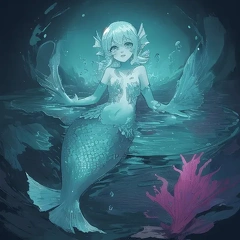 00032-[number]-1678319180-lineart, 2d , 1girl, ((monster girl, fish girl, slime, tentacles)), liquid, dripping, (furry female 0.85), monster mash, (fish),