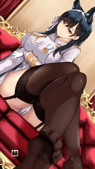 Frosty004 Atago Showing Off her many Assets to help Shikikan lah468