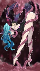 mesuyuki Hatsune Miku enveloped by tentacles (happa free) s58qj0