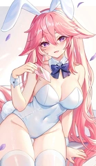 CauliflaxRimuru sexy cute bunny girl Yae Miko~ 144vomh