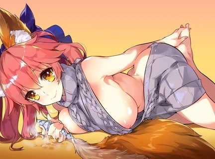 sommers12 Tamamo in virgin killing sweater... wait, the tail can come out! 11n0d4a