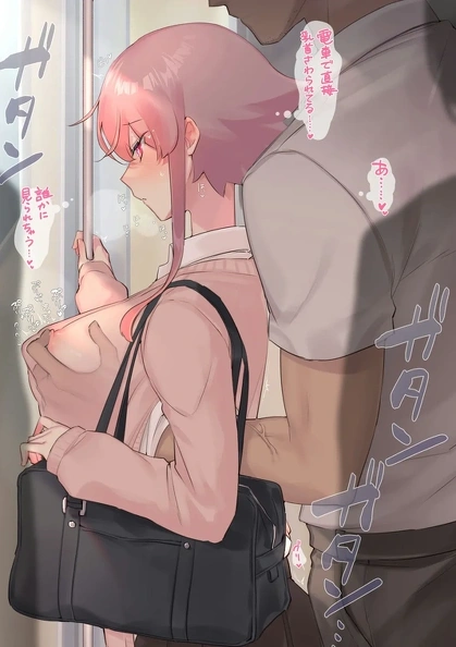Groped in front of everyone on the train (Aizenpochi)_rf5ctc.webp