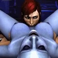 Gawian1 Blue Is Always The Best Flavour. Femshep And Liara. Mimi6a