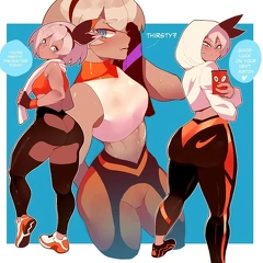 Anonymous2064 [Bea] What orange Nike leggings and those two pairs of shoes is she wearing exactly I couldnt find it online. mtzsg9