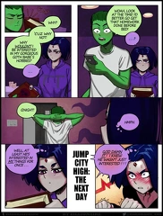 sedah123 Beast Boy and Raven's classroom shenanigans (Zillionare) [Teen Titans] p4mwog 2