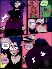 sedah123 Beast Boy and Raven's classroom shenanigans (Zillionare) [Teen Titans] p4mwog 12
