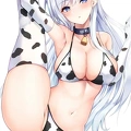 its CheeChung Belfast in cow bikini [Azur Lane] l4mdre
