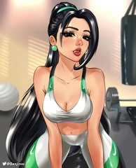 nakedgengu Sage and her pre-workout (Genjiruu) 11a0m1x 1