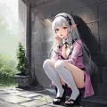 00463-[number]-23732431-8k, masterpiece, high quality, 4k, best quality, panties, nsfw,  (ahegao), on knees, fantasy setting, elf girl, prison