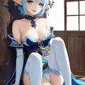 00543-[number]-2334599530-8k, masterpiece, high quality, 4k, best quality, panties, nsfw,  (ahegao), on knees, fantasy setting, elf girl