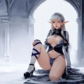 00000-[number]-3675673180-8k, masterpiece, high quality, 4k, best quality, panties, nsfw,  (ahegao), on knees, fantasy setting, elf girl