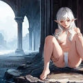 00000-[number]-3675673166-8k, masterpiece, high quality, 4k, best quality, panties, nsfw,  (ahegao), on knees, fantasy setting, elf girl