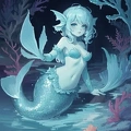 00006-[number]-264970719-lineart, 2d , 1girl, ((monster girl, fish girl, slime, tentacles)), liquid, dripping, (furry female 0.85), monster mash, (fish),