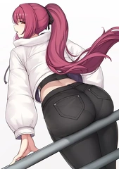 Ripcityhunter Scathach in casual clothes cxy89r