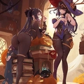 xSaviour N Mona and Tharja found a cheap way to costume for Halloween 17odc7y